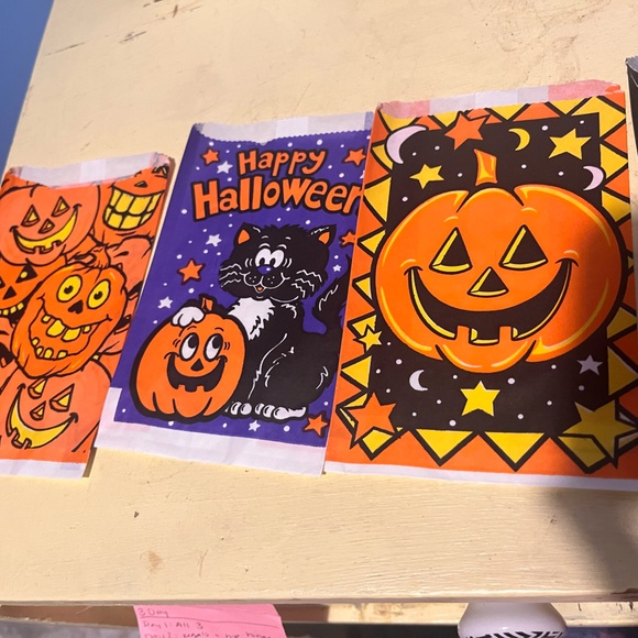 Vintage Halloween Basket craft supplies LOT - Picture 7 of 16